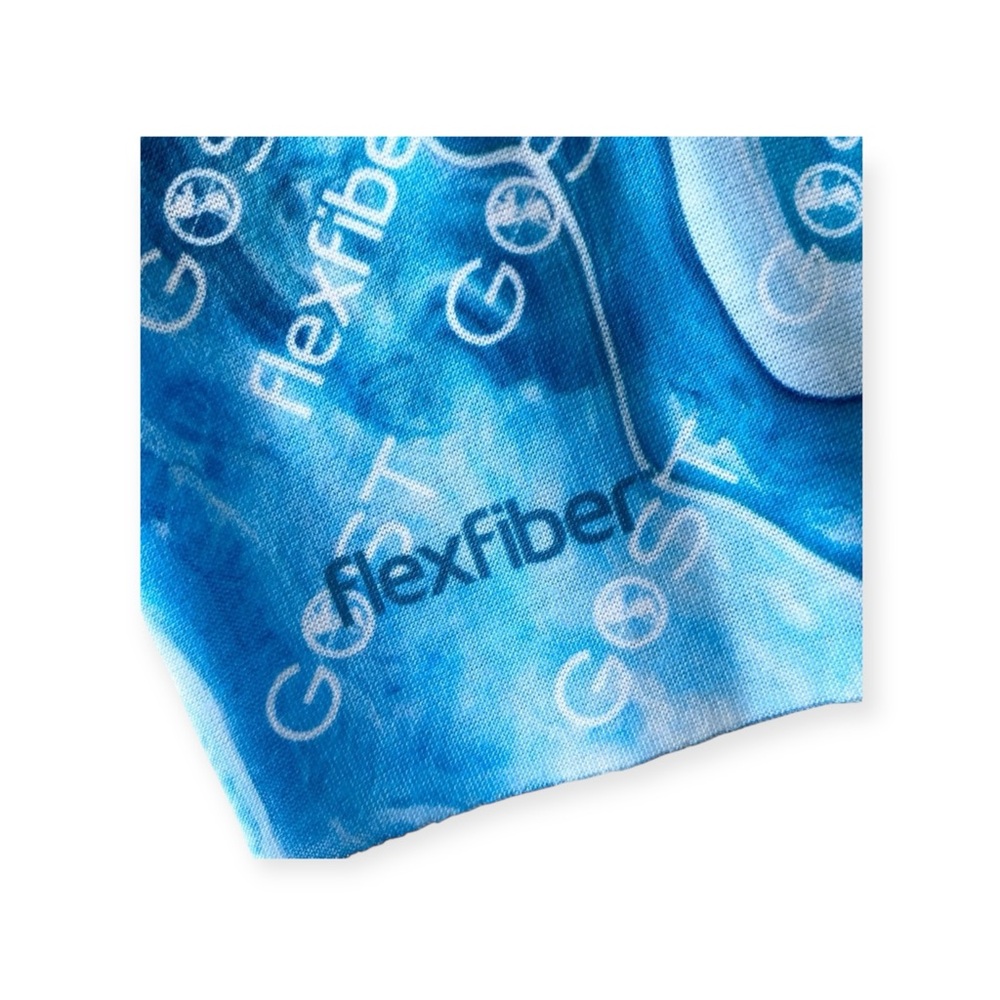 new GOST Tracker 𓆉 FlexFiber Fishing Neck Gaiter 𓆉 Gost Blue Ocean Print - Picture 4 of 13